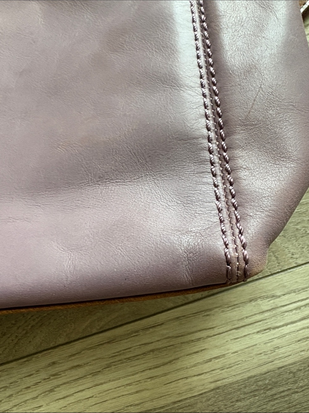 The Sak Purple Leather Crossbody with Brown Tassels - Picture 9 of 14